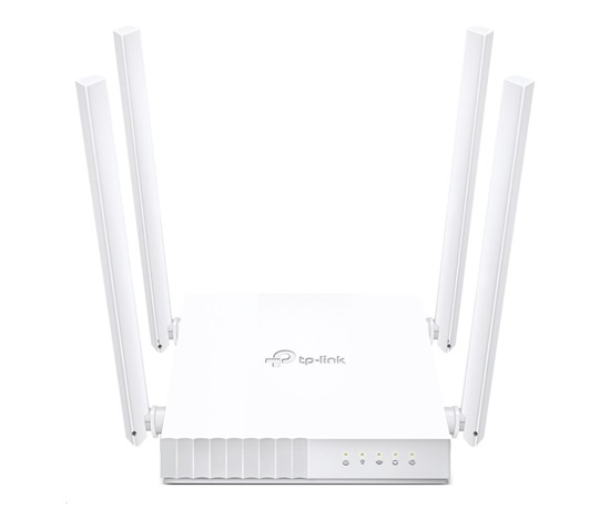 TP-Link Archer C24 WiFi5 router (AC750, 2,4GHz/5GHz, 4x100Mb/s LAN, 1x100Mb/s WAN)