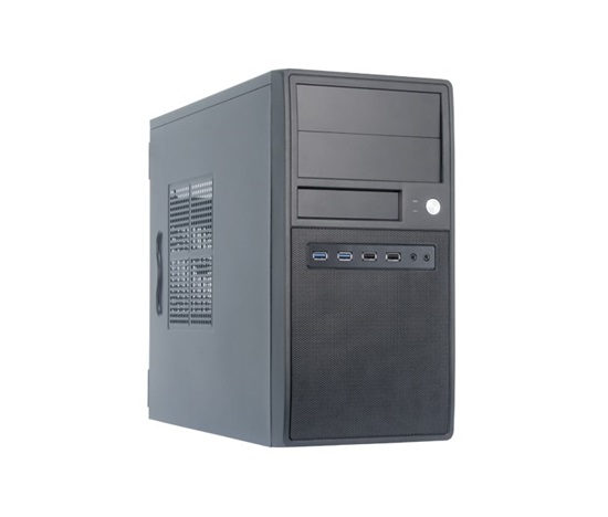 CHIEFTEC skříň Mesh Series/mATX, CT-04B-OP, Black, USB 3.0, bez zdroje