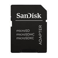 SanDisk MicroSDXC karta 128GB Ultra (100MB/s, Class 10, Android) + adaptér
