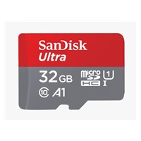 SanDisk MicroSDXC karta 32GB Ultra (120 MB/s, A1 Class 10 UHS-I, Android) + adaptér