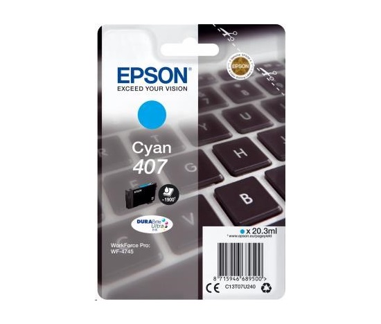 EPSON Ink bar WF-4745 Series Ink Cartridge "Klávesnice" L Cyan 1900 str. (20,3 ml)