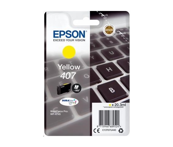 EPSON Ink bar WF-4745 Series Ink Cartridge "Klávesnice" L Yellow 1900 str. (20,3 ml)