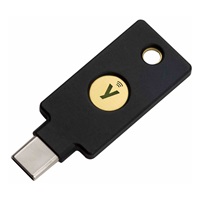 Yubico / YubiKey authentication multifunctional USB-C token with NFC support.