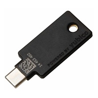 Yubico / YubiKey authentication multifunctional USB-C token with NFC support.