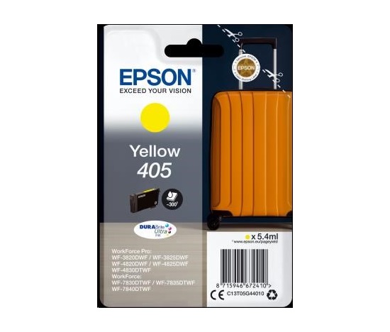 EPSON ink Singlepack Yellow 405 Durabrite Ultra