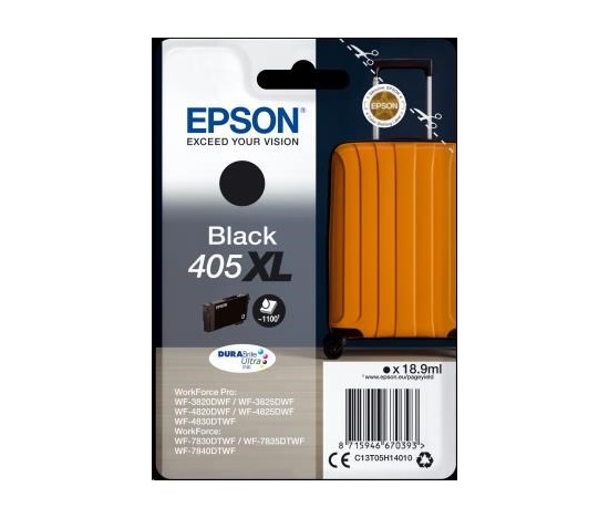 EPSON ink čer Singlepack Black 405XL Durabrite Ultra