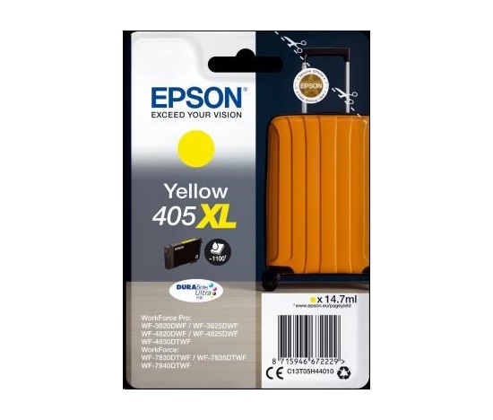 EPSON ink Singlepack Yellow 405XL Durabrite Ultra