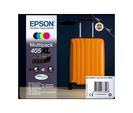 EPSON ink Multipack 4-colours 405XL DURABRITE ULTRA  Ink