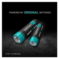 CONNECT IT Combo bezdrátová černá klávesnice + myš, CZ + SK layout