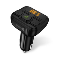 CONNECT IT InCarz Bezdrátový FM transmitter, 2xUSB+Micro SD Card, černá