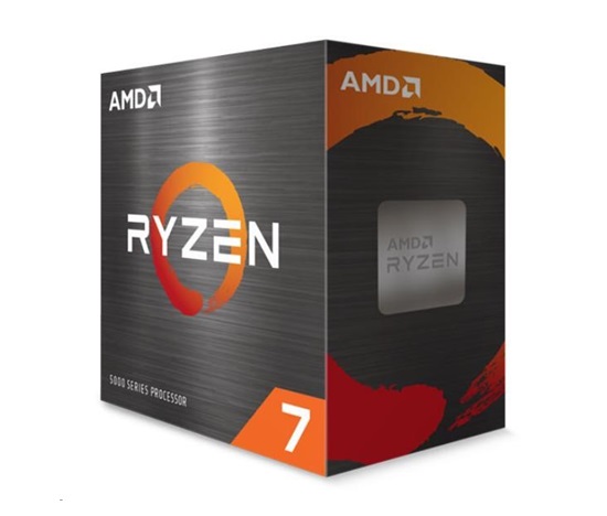 CPU AMD RYZEN 7 5800X, 8-core, 3.8 GHz (4.7 GHz Turbo), 36MB cache (4+32), 105W, socket AM4, bez chladiče