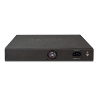 Planet GSD-1222VHP Switch, 8x PoE + 2x 1000Base-T + 2x SFP, LCD,VLAN, extend mód 10Mb do 250m, IEEE 802.3at 120W