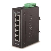 Planet ISW-500T Switch, 5x 10/100Base-TX, ESD, DIN, IP30, -40~75°C