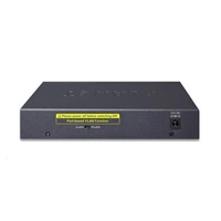 Planet GSD-604HP Switch, 55W, ext.zdroj, kov, fanless
