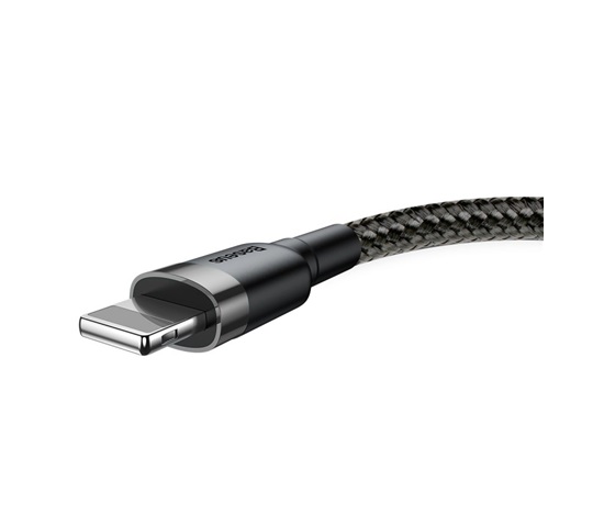 Baseus Cafule nabíjecí / datový kabel USB na Lightning 1,5A 2m, šedá-černá