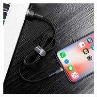 Baseus Cafule nabíjecí / datový kabel USB na Lightning 1,5A 2m, šedá-černá