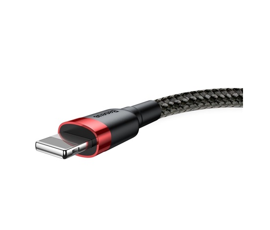 Baseus Cafule nabíjecí / datový kabel USB na Lightning 1,5A 2m, červená-černá