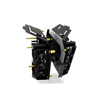 Fortron skříň T-Wings CMT710 Gold, Dual System, průhledná bočnice