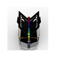 Fortron skříň T-Wings CMT710 Gold, Dual System, průhledná bočnice