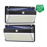 Viking venkovní solární LED světlo M228 s pohybovým senzorem, sada 2 ks
