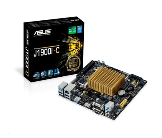 ASUS MB J1900I-C, Intel J1900, 2xSO-SIMM DDR3L, 1xHDMI, 1xVGA, mini-ITX