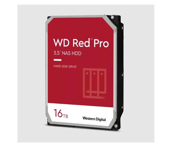 WD RED Pro NAS WD161KFGX 16TB, SATA III 3.5", 512MB 7200RPM, 259MB/s, CMR