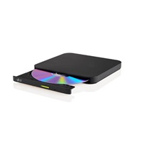 HITACHI LG - externí mechanika DVD-W/CD-RW/DVD±R/±RW/RAM/M-DISC GP96Y, Ultra Slim, OTG konektor, Black, box+SW