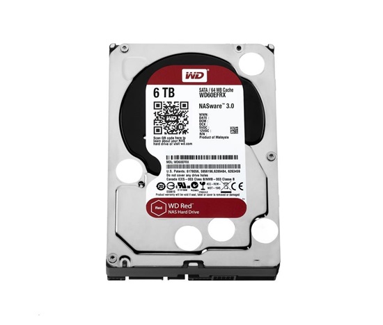 BAZAR WD RED NAS WD60EFAX 6TB SATAIII/600 256MB cache
