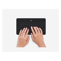 Logitech Bluetooth Keyboard Folio Keys-To-Go, UK - International, Black, Apple