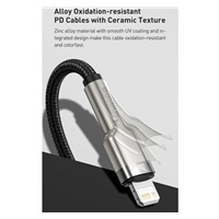 Baseus Cafule Series nabíjecí / datový kabel USB-C na Lightning PD 20W 2m, černá