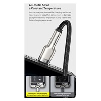 Baseus Cafule Series nabíjecí / datový kabel USB-C na Lightning PD 20W 2m, černá