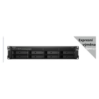Synology RS1221+ RackStation (4C/Ryzen V1500B/2,2GHz/4GBRAM/8xSATA/2xUSB3.2/4xGbE/1xPCIe)