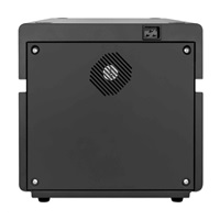 MANHATTAN stolní nabíjecí skříň - 10 portů, 180 W, přepěťová ochrana, tichá ventilace, kovové pouzdro, černá