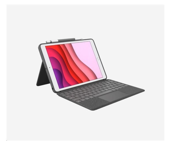 Logitech Pouzdro s klávesnicí Combo Touch for iPad (7th generation), UK, Graphite