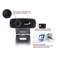 GENIUS webkamera FaceCam 1000X V2/ HD/ 720P/ USB2.0/ UVC/ mikrofon