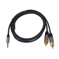 PREMIUMCORD kabel, Jack 3.5mm-2xCINCH M/M 3m