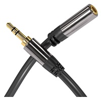 PREMIUMCORD prodlužovací kabel, Jack 3.5mm - Jack 3.5mm M/F 3m