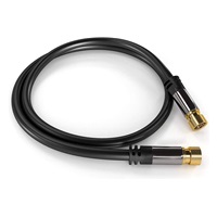 PREMIUMCORD kabel, satelitní anténní F male - F male (135 dB) 4x stíněný 3m