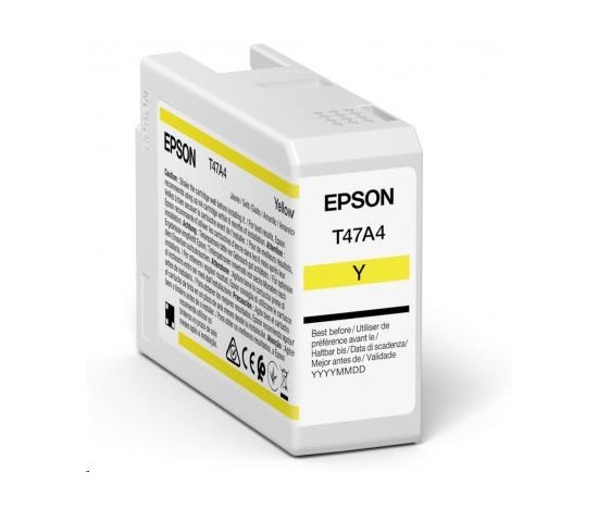 EPSON ink Singlepack Yellow T47A4 UltraChrome Pro 10 ink 50ml