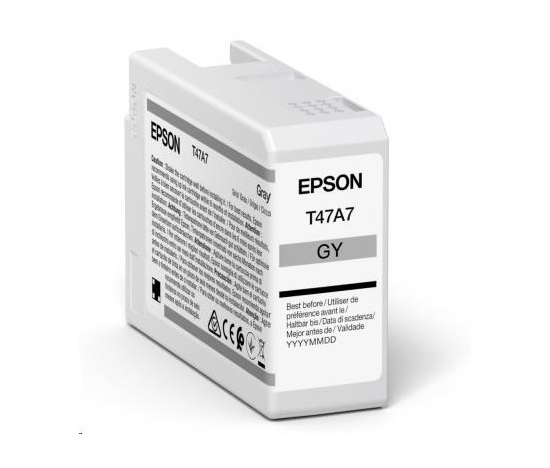 EPSON ink Singlepack Gray T47A7 UltraChrome Pro 10 ink 50ml