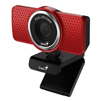 GENIUS webkamera ECam 8000/ červená/ Full HD 1080P/ USB2.0/ mikrofon
