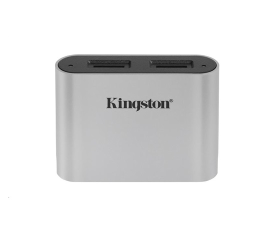 Kingston čtečka karet, USB3.2 Gen1 Workflow Dual-Slot microSDHC/SDXC UHS-II Card Reader čtečka karet