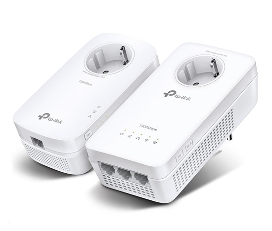 TP-Link TL-WPA8631PKIT OneMesh/EasyMesh WiFi5 průchozí powerline set (AC1200,AV1300,2,4GHz/5GHz,3xGbELAN)