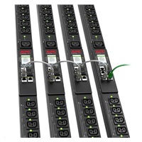 APC Rack PDU 9000 Switched, ZeroU, 16A, 230V, (21)C13 & (3)C19, IEC 60309 16 A 2P + E, IEC 60320 C20, 3m