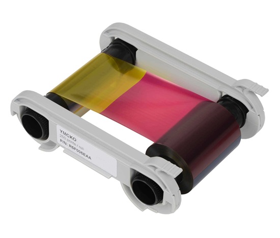 Evolis colour ribbon (YMCKO)