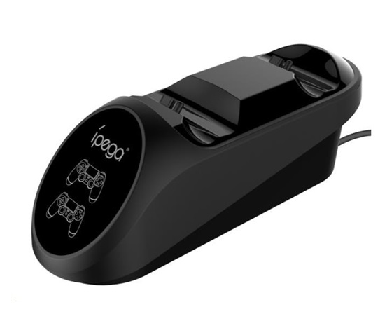 iPega PG-9180 Double Charger dokovací stanice pro gamepady PS4, černá