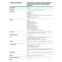 Aruba AP-515 (RW) Dual Radio 4x4:4 + 2x2:2 802.11ax Internal Antennas Unified Campus AP RENEW Q9H62A Q9H62AR