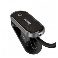 Baseus LED lampa na čtení s klipem, šedá