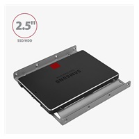 AXAGON RHD-125S, kovový rámeček pro 1x 2.5" HDD/SSD do 3.5" pozice, šedý