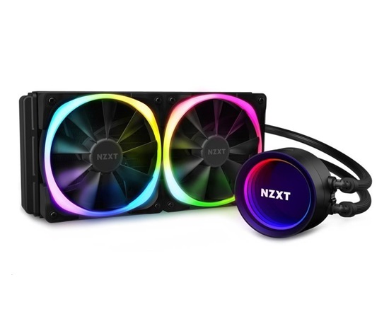 NZXT vodní chladič Kraken X53 RGB / 2x 120mm fan / LGA 2066/2011(-3)/1366/1156/1155/1151/1150/AM4